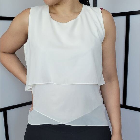 white high low top layers M - Picture 1 of 3